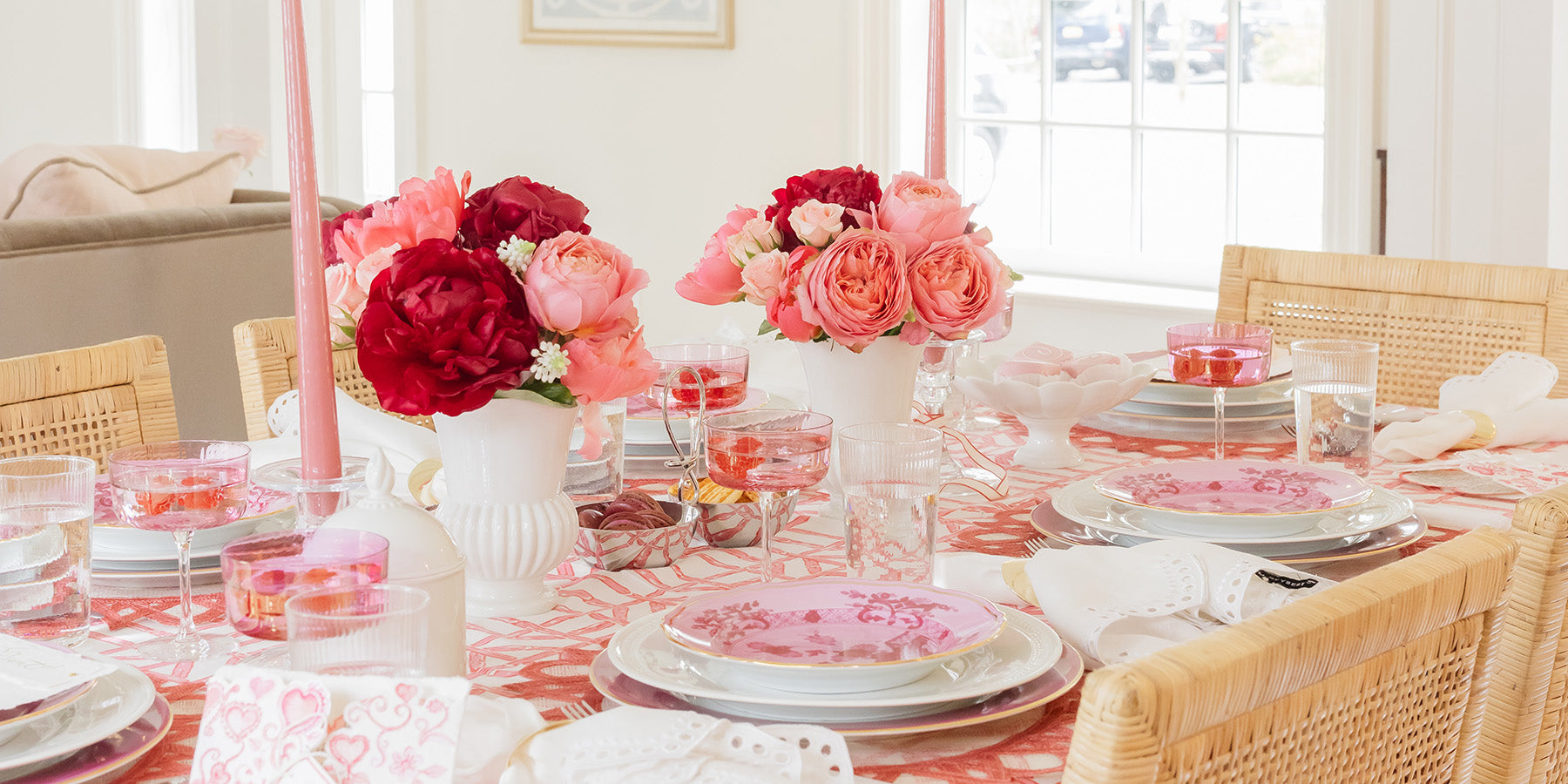 Valentine's Day at "The Pretty Pink Tulips"