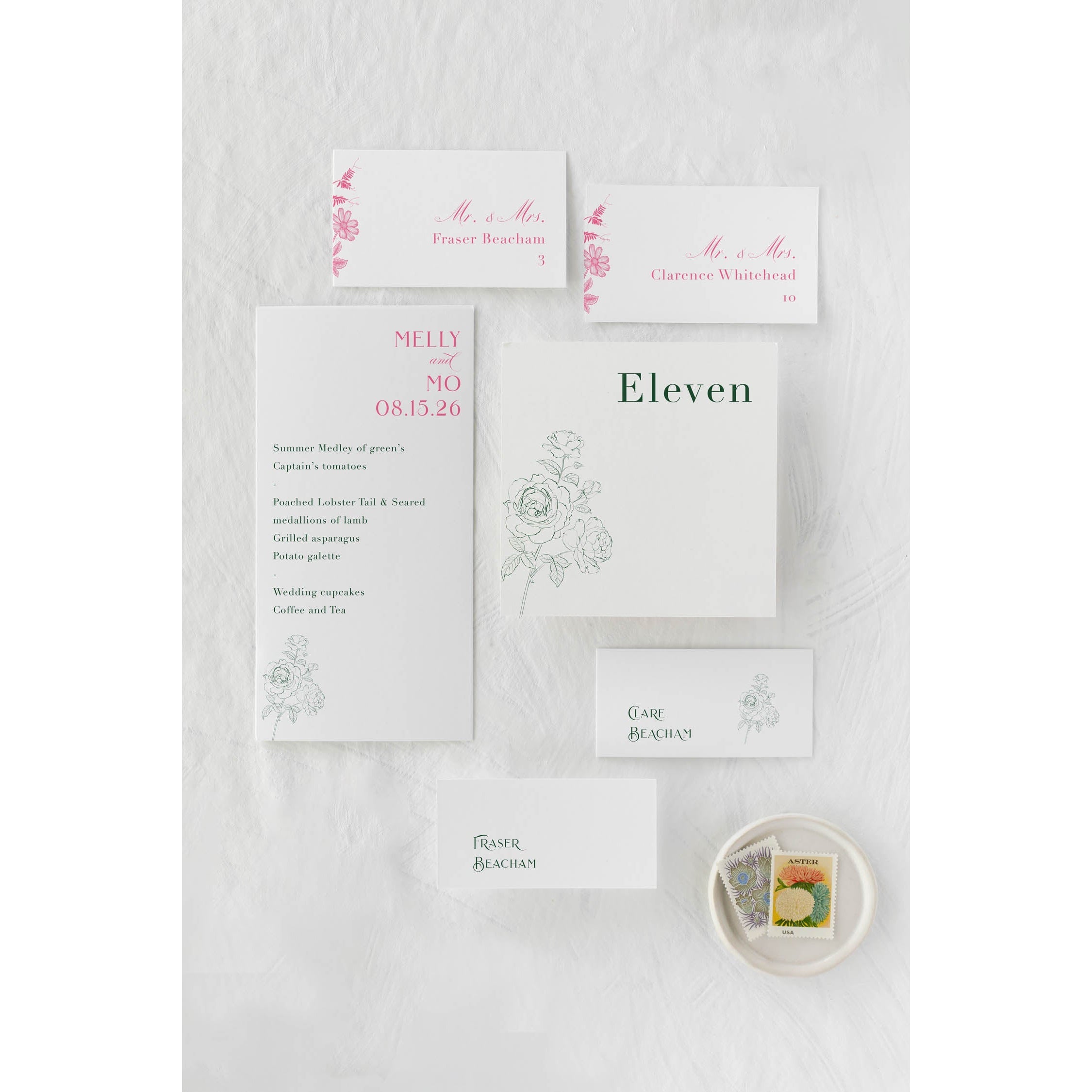 Semi-Bespoke Menu-Bespoke Designs