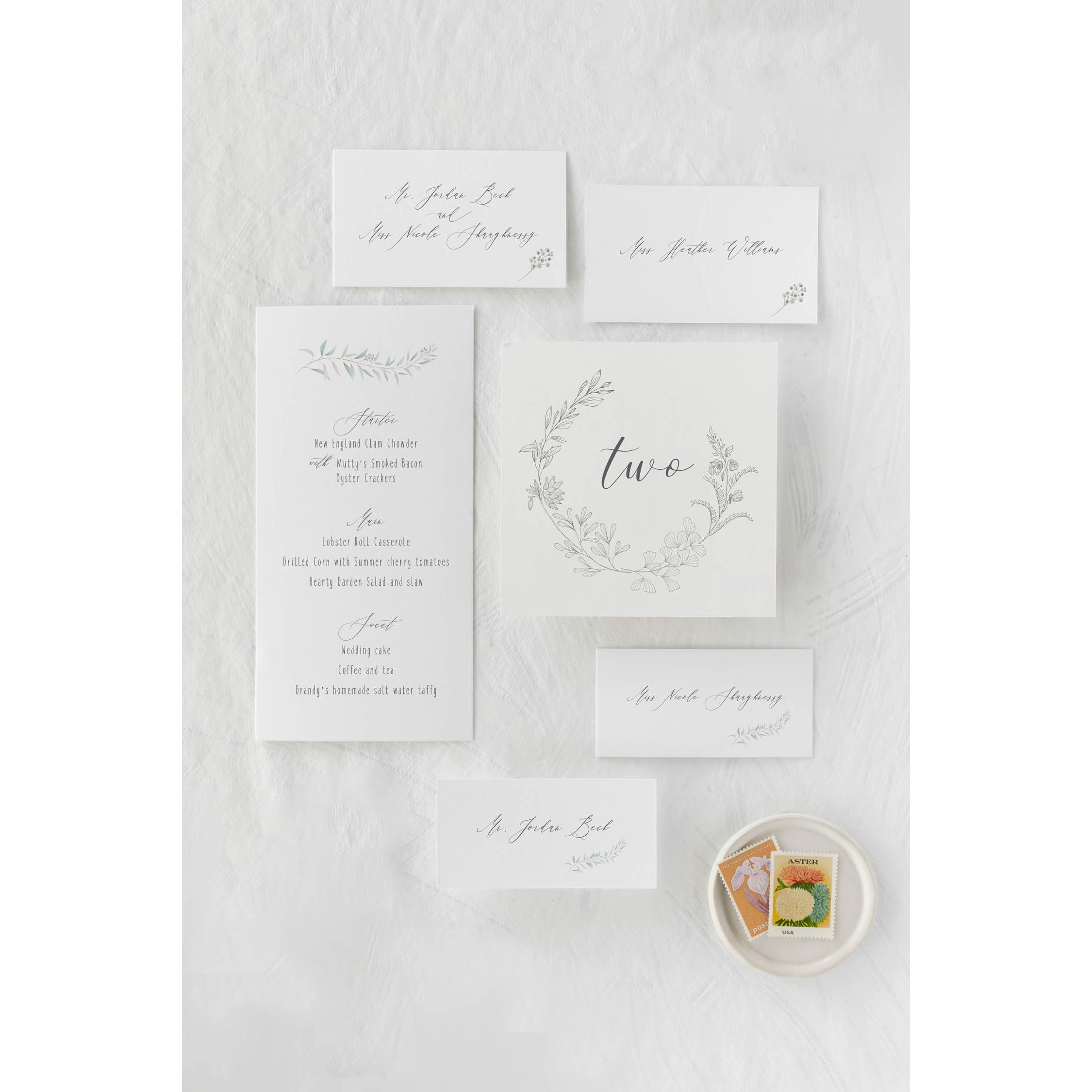 Semi-Bespoke Menu-Bespoke Designs