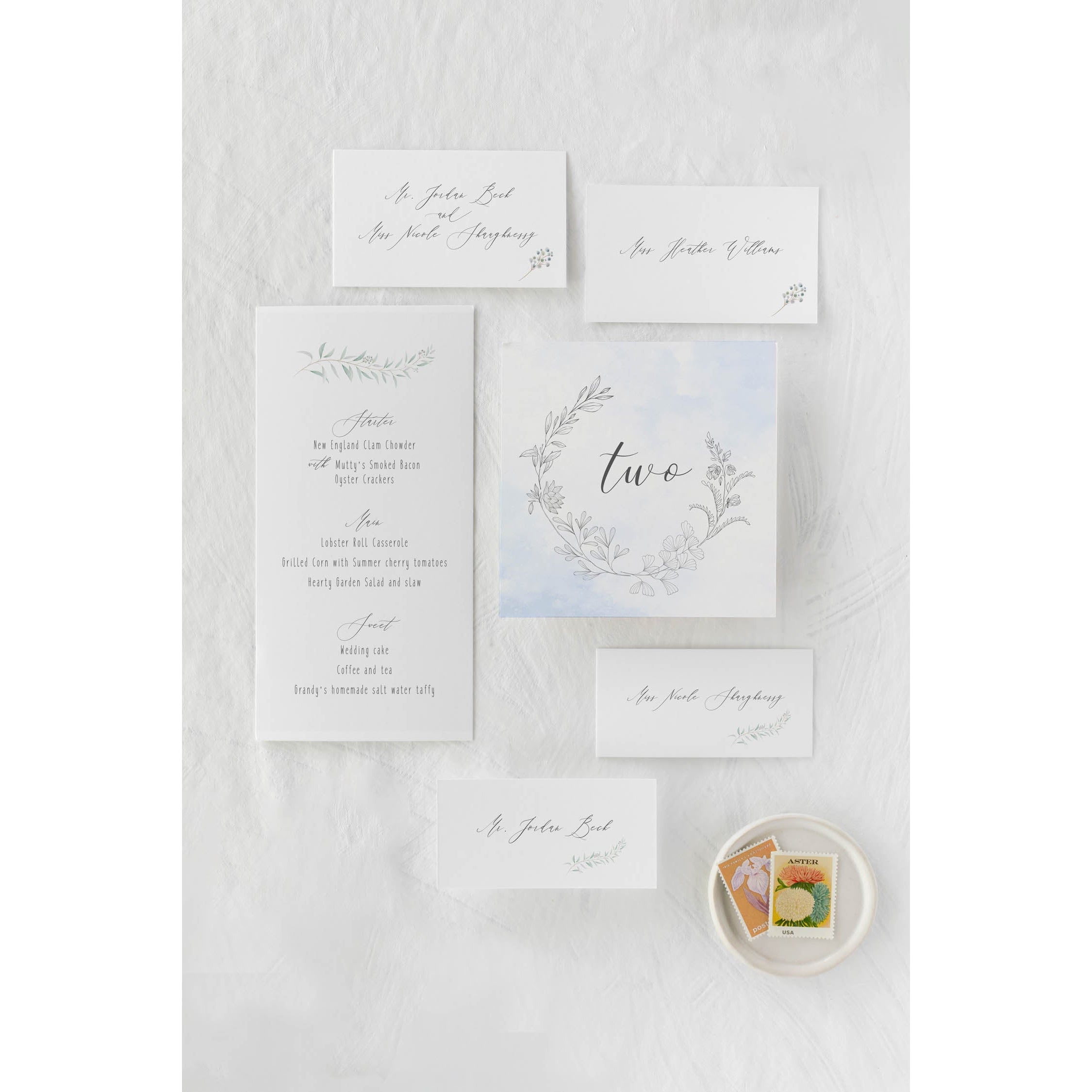 Semi-Bespoke Menu-Bespoke Designs