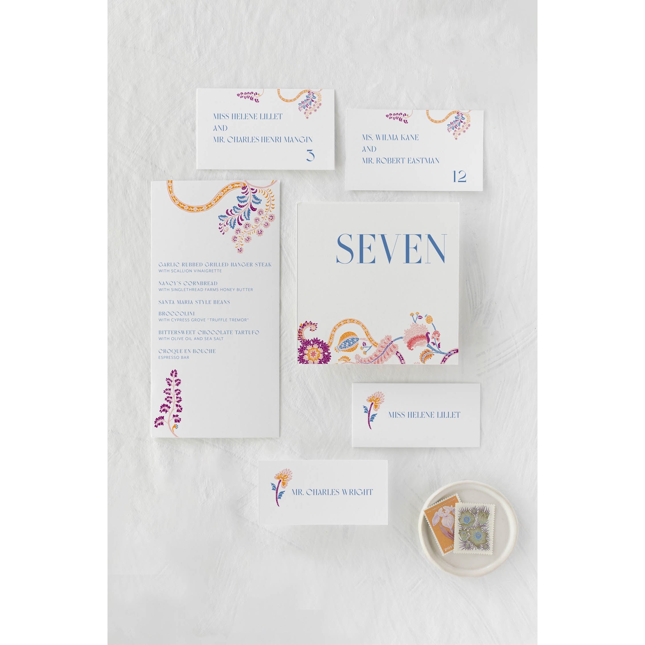Semi-Bespoke Menu-Bespoke Designs