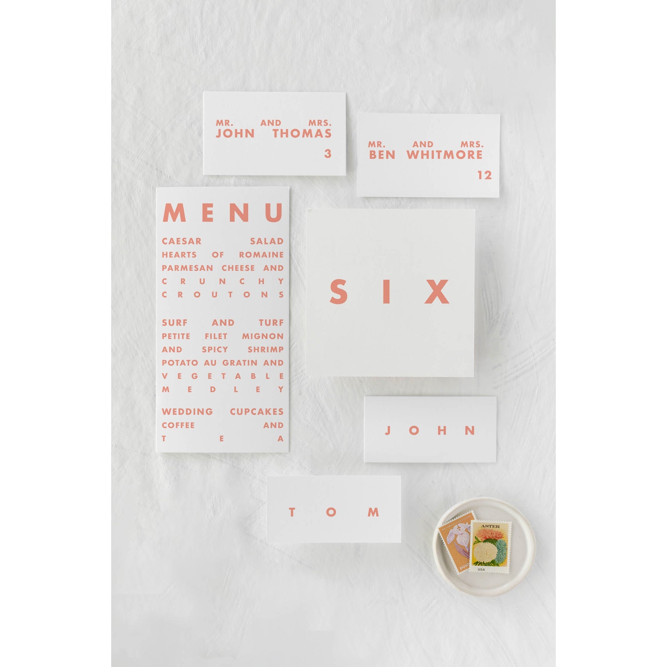 Semi-Bespoke Menu-Bespoke Designs