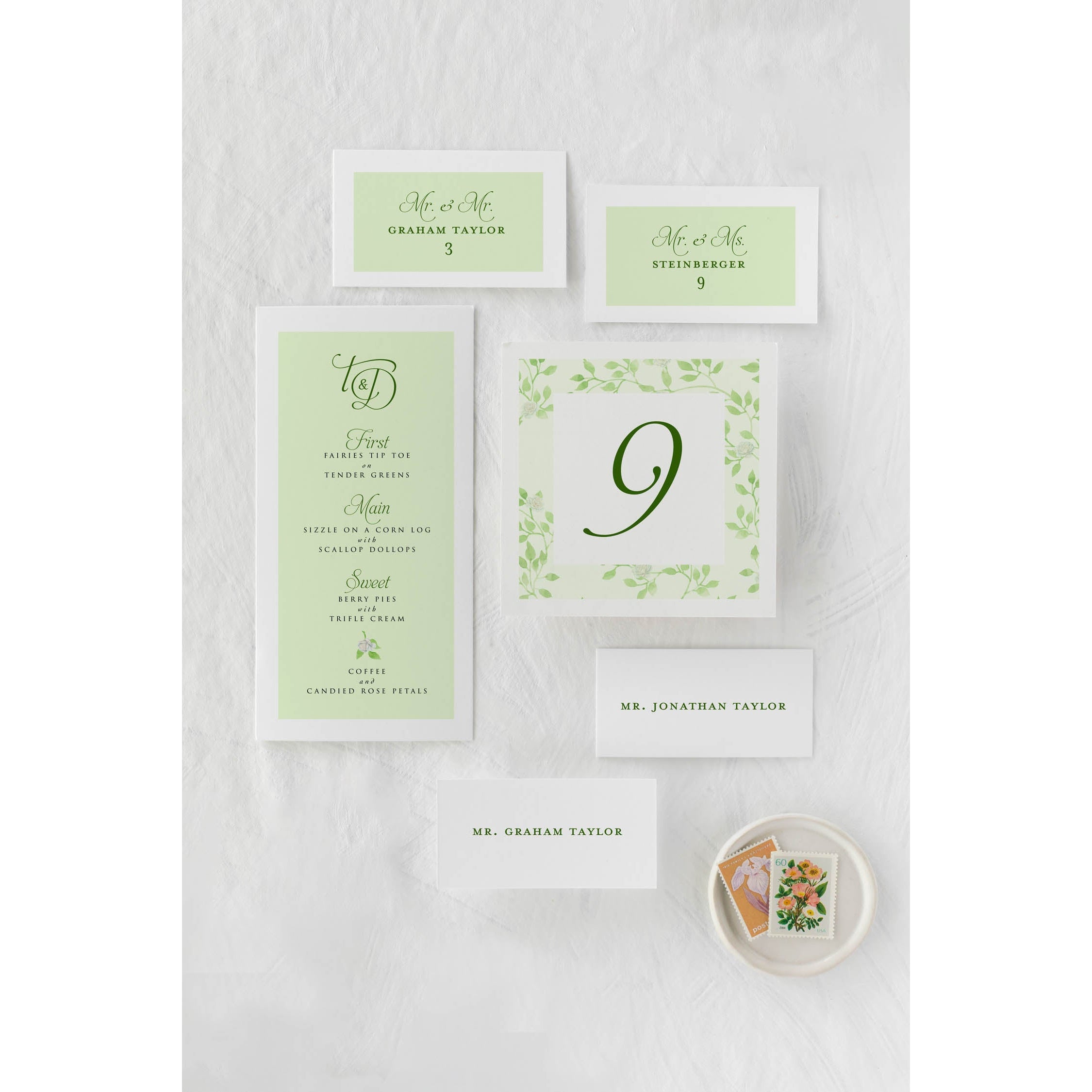 Semi-Bespoke Menu-Bespoke Designs