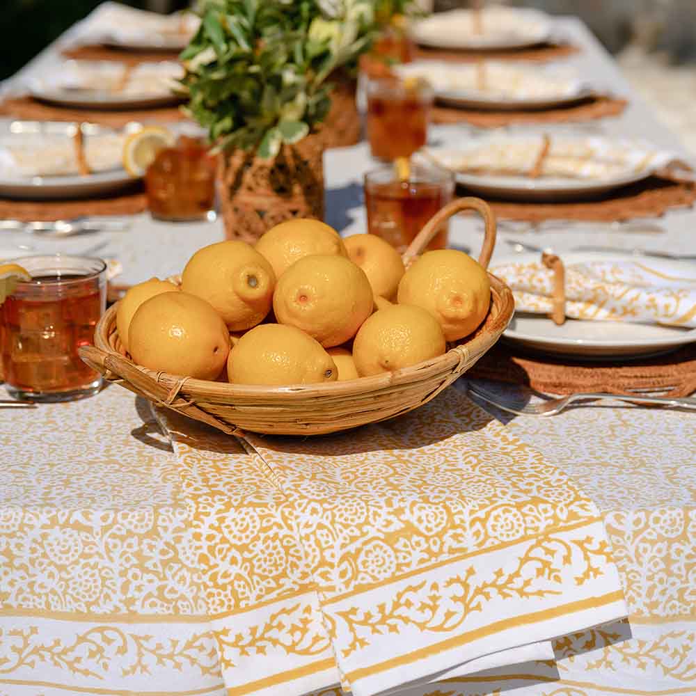 Tapestry Marigold Tablecloth, Various Sizes-Bespoke Designs