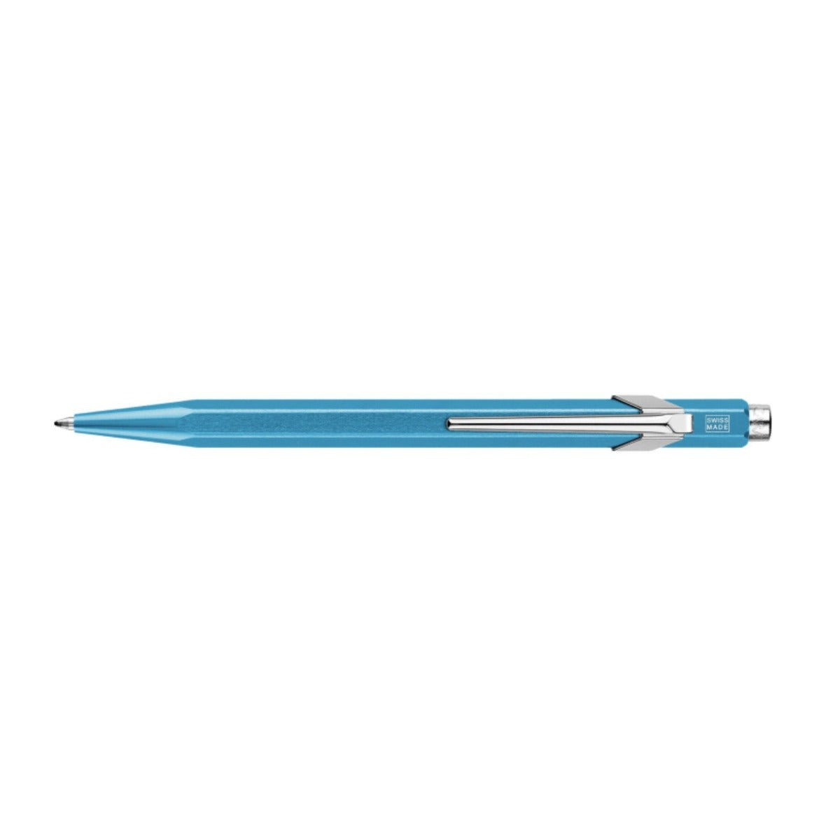 Caran D'ache Metal Ballpoint Pen, Turquoise-Bespoke Designs