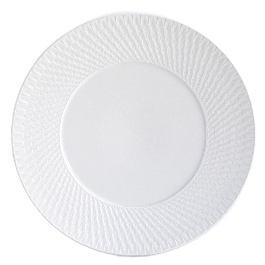 Bernardaud Twist White Charger Plate-Bespoke Designs