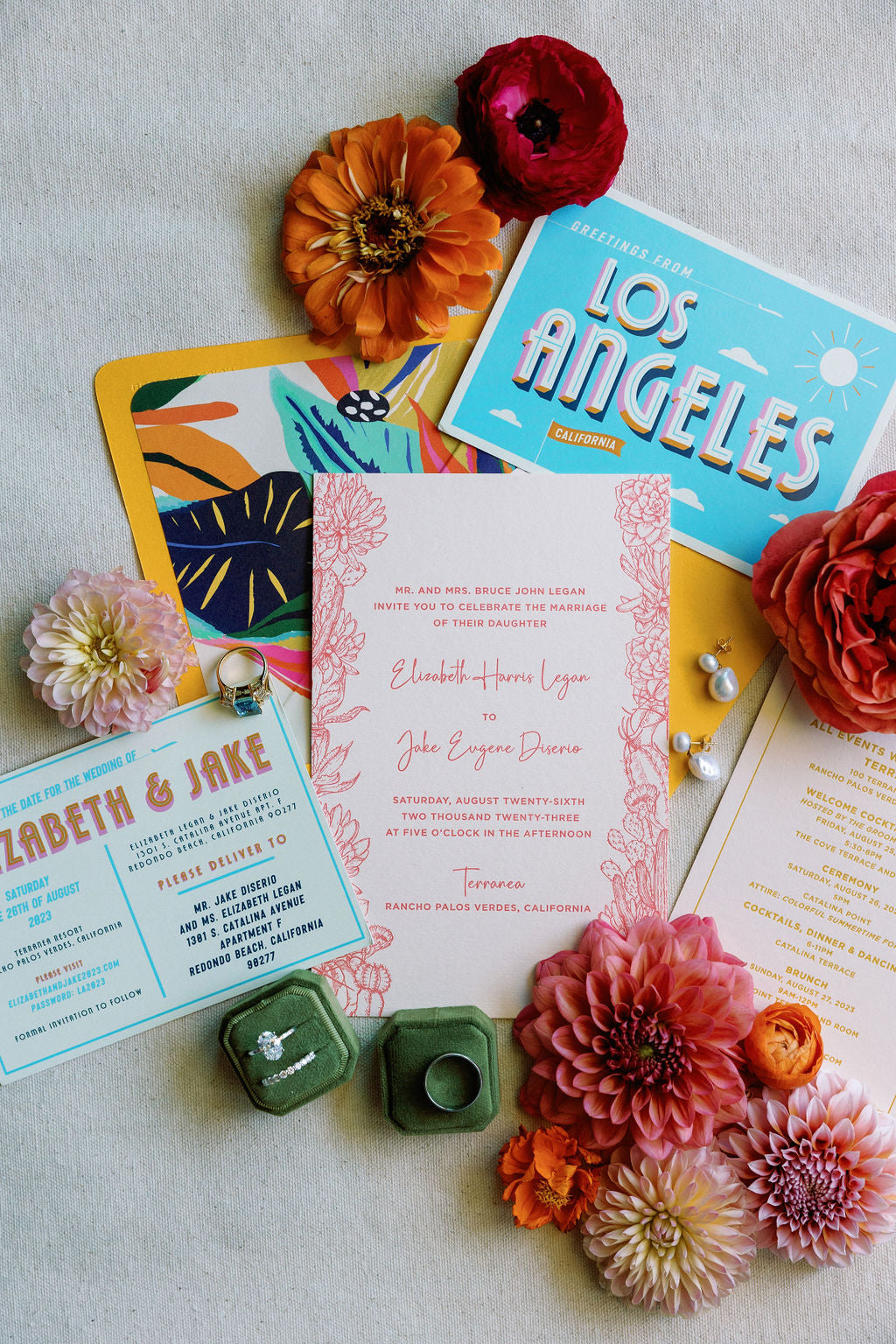 Colorful So Cal Wedding