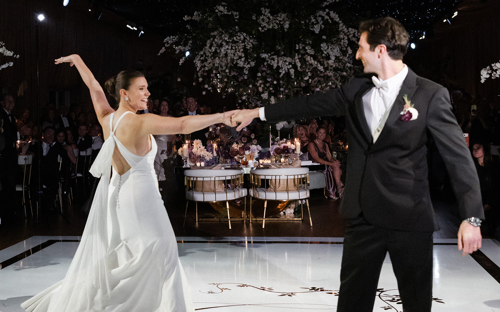 Romantic Lavender Floral Wedding Invitation and Guest Experience