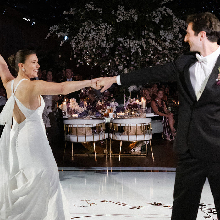 Romantic Lavender Floral Wedding Invitation and Guest Experience