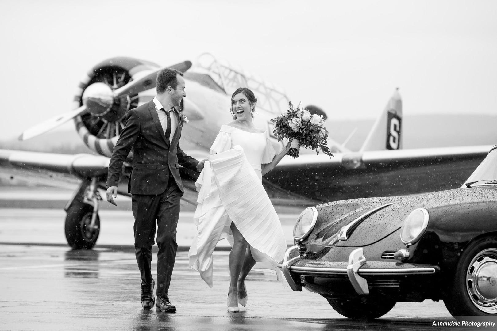 An Awesome Aviation-Themed Wedding