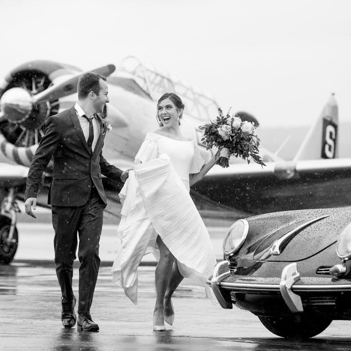 An Awesome Aviation-Themed Wedding