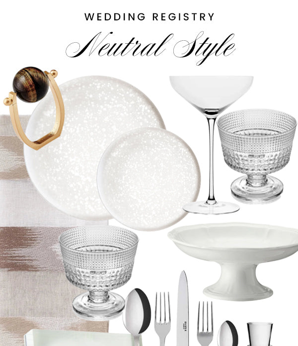 how to create a neutral wedding registry