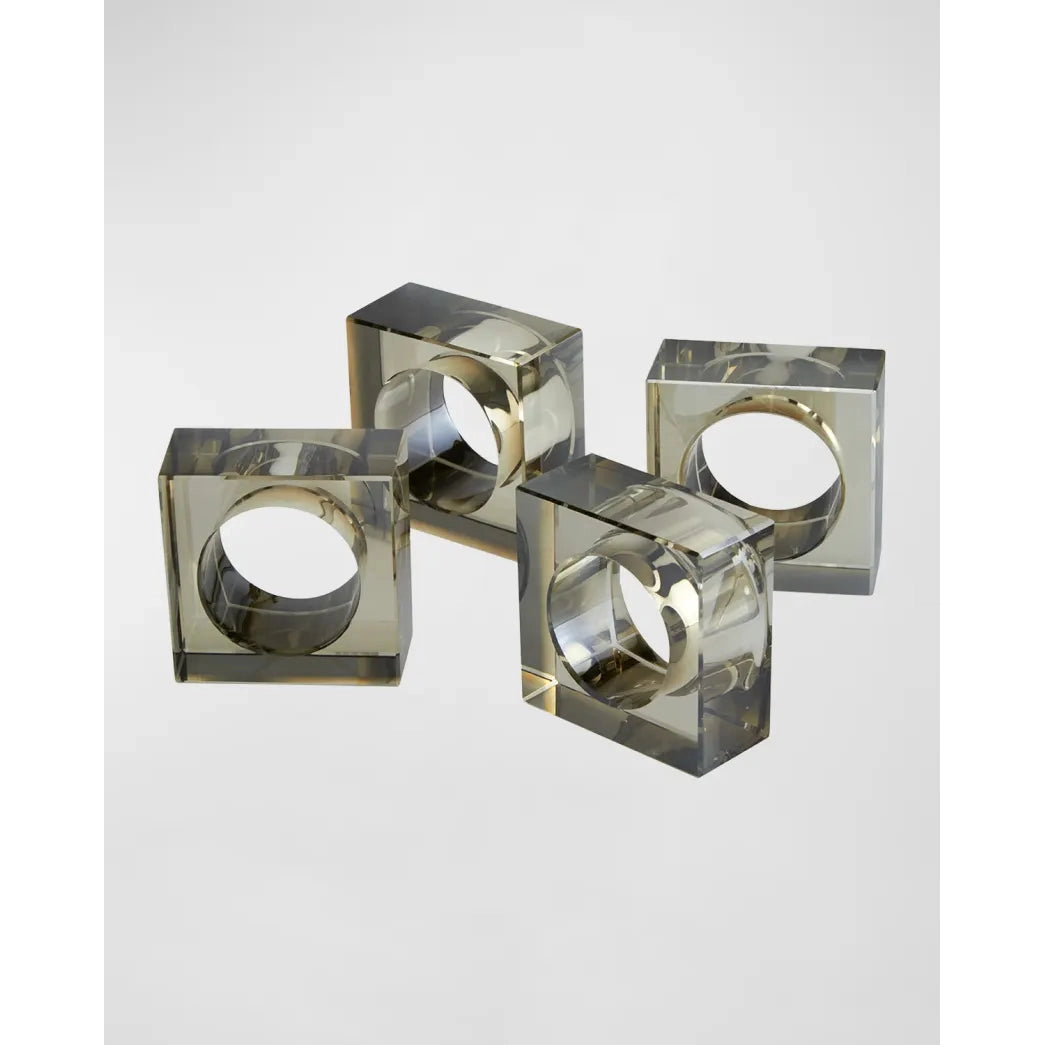 Acrylic Napkin Rings, Set of 4-Bespoke Designs