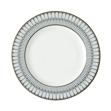 Deshoulieres Arcades Grey & Platinum Dinner Plate-Bespoke Designs
