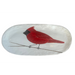 Hand-painted Ceramic Platter, Cardinal-Bespoke Designs