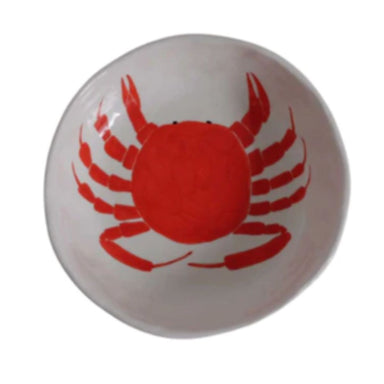 Handpainted Ceramic Canapé Crab Plate-Bespoke Designs