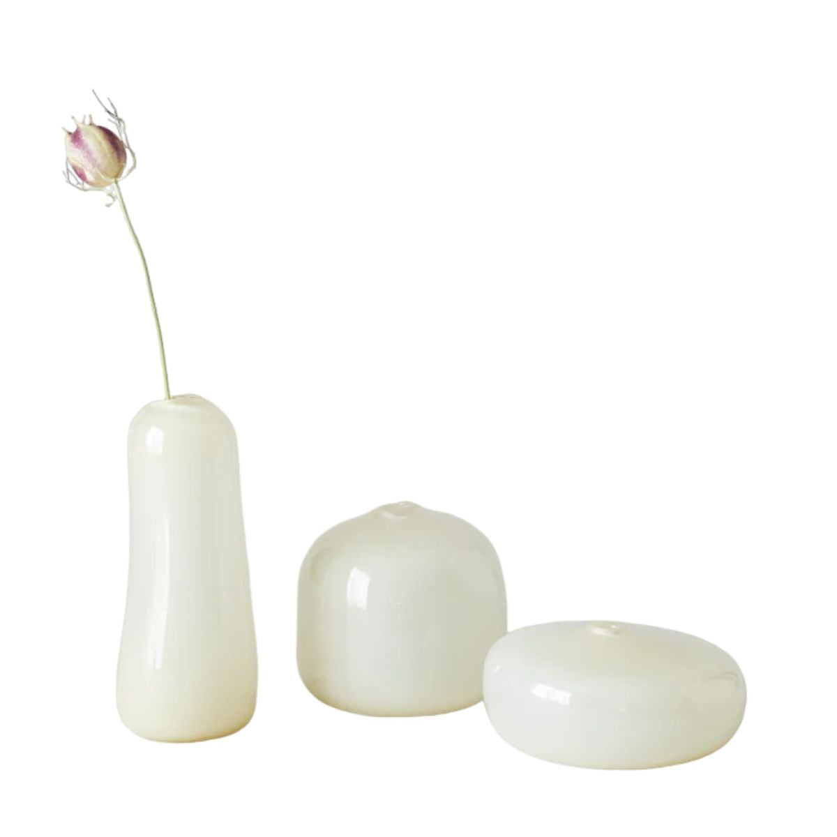 Little Gem Vases, White-Bespoke Designs