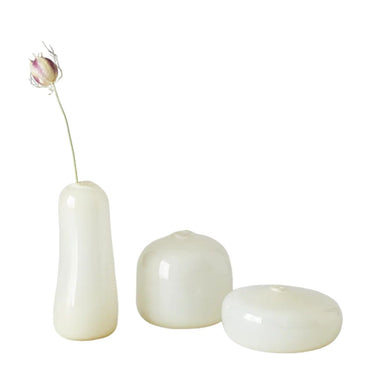 Little Gem Vases, White-Bespoke Designs