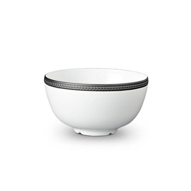 L'objet Soie Tressee Black Cereal Bowl-Bespoke Designs