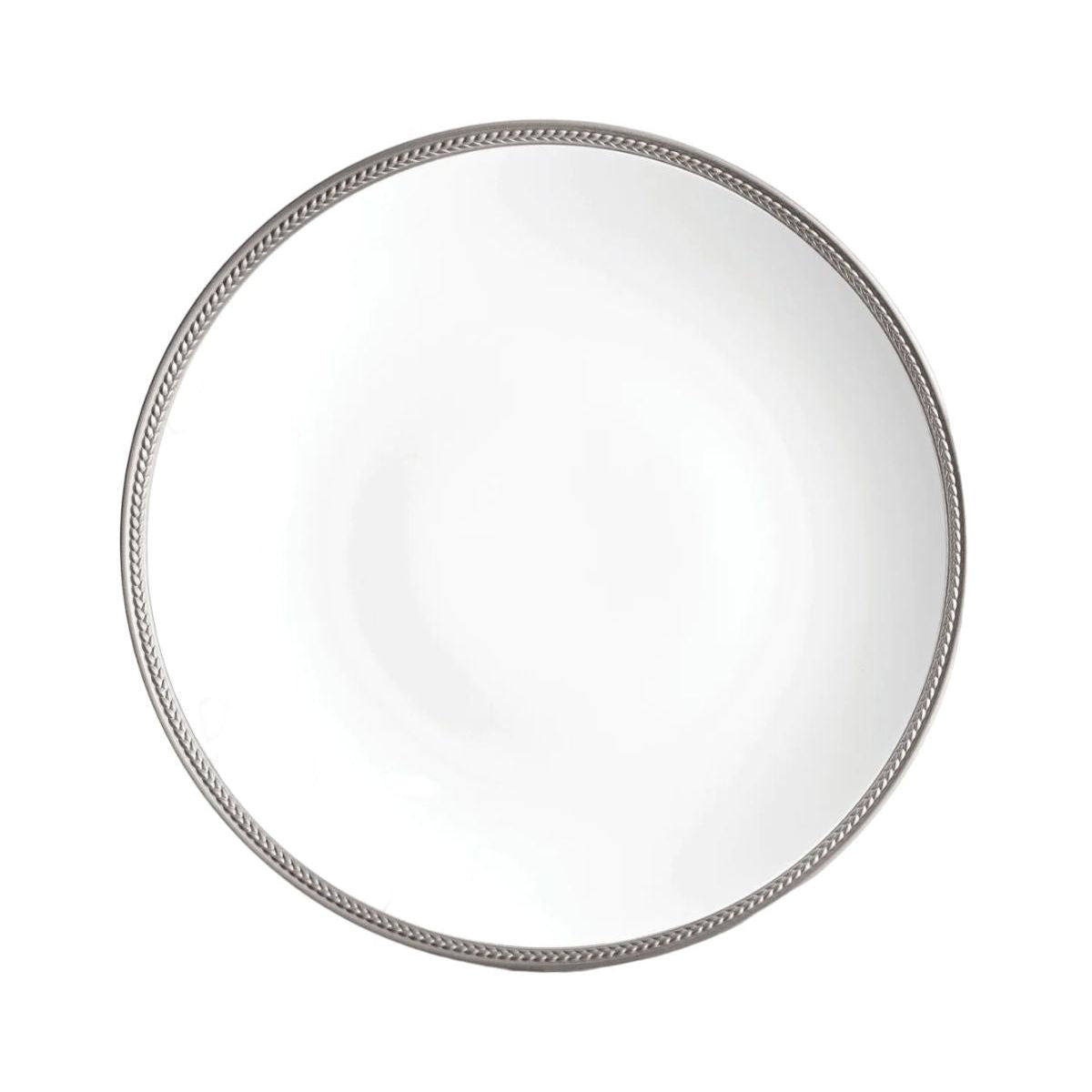 L'objet Soie Tressee Platinum Charger Plate-Bespoke Designs
