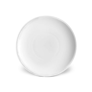 L'objet Soie Tressee White Soup Plate-Bespoke Designs