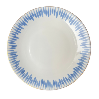 Marie Daâge Allee De Cyprès 3 Coupe Dinner Plate, Bleu Lavande-Bespoke Designs