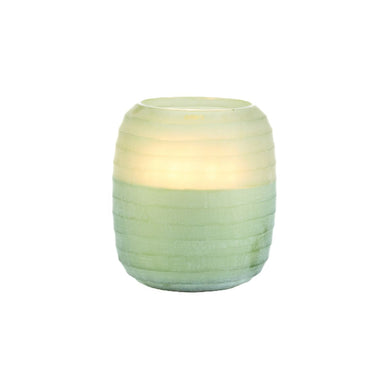 Onno Waves Sunset Green Candle, Medium-Bespoke Designs