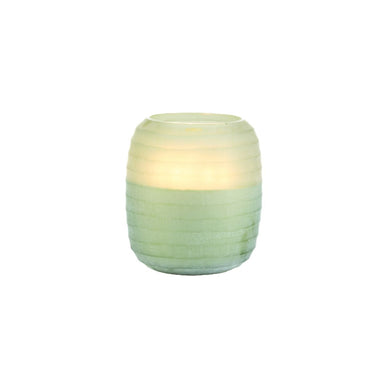 Onno Waves Sunset Green Candle, Small-Bespoke Designs
