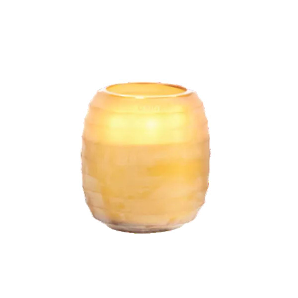 Onno Waves Sunset Yellow Candle, Medium-Bespoke Designs
