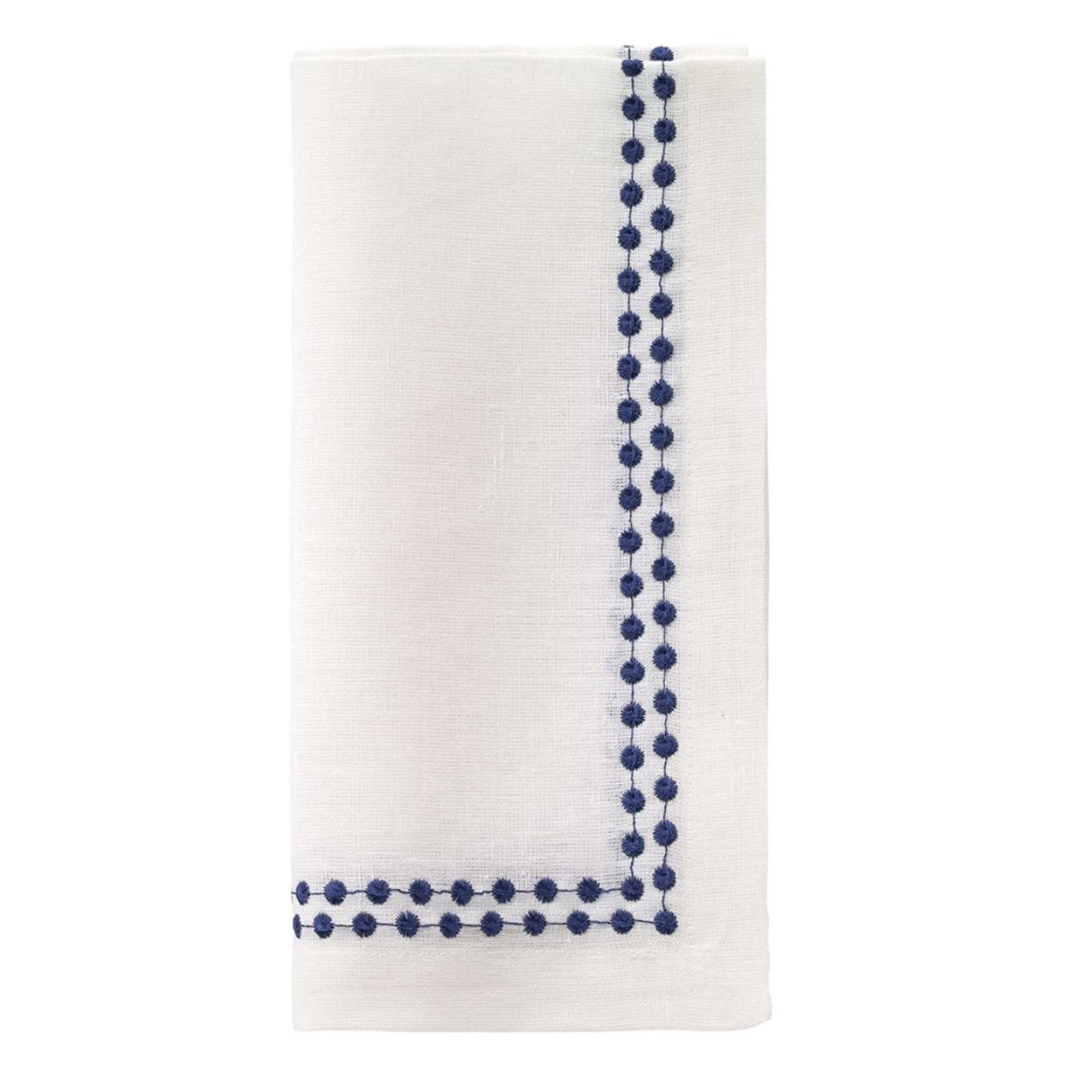 Pearls Linen Napkins, Set of 4-Bespoke Designs