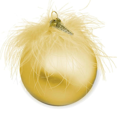 Plumes Ornament, Bright Gold-Bespoke Designs