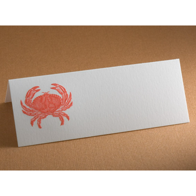 Tented Place Cards - Crab-Bespoke Designs