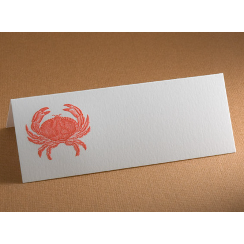 Tented Place Cards - Crab-Bespoke Designs