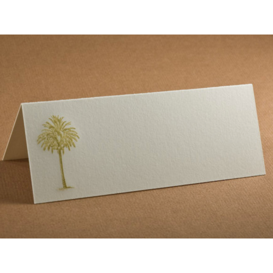 Tented Place Cards - Palm Tree-Bespoke Designs