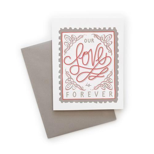 Belle and Union Our Love is Forever Card-Bespoke Designs