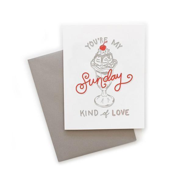 Belle and Union Sunday Kind of Love Card-Bespoke Designs