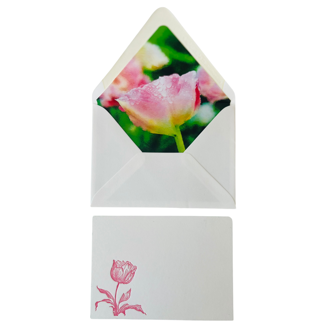 Bespoke Notes: Pretty Pink Tulips Collaboration-Bespoke Designs