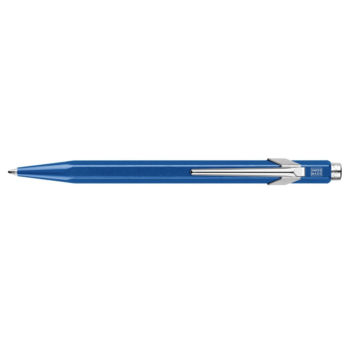 Caran D'Ache Metal Ballpoint Pen, Blue-Bespoke Designs