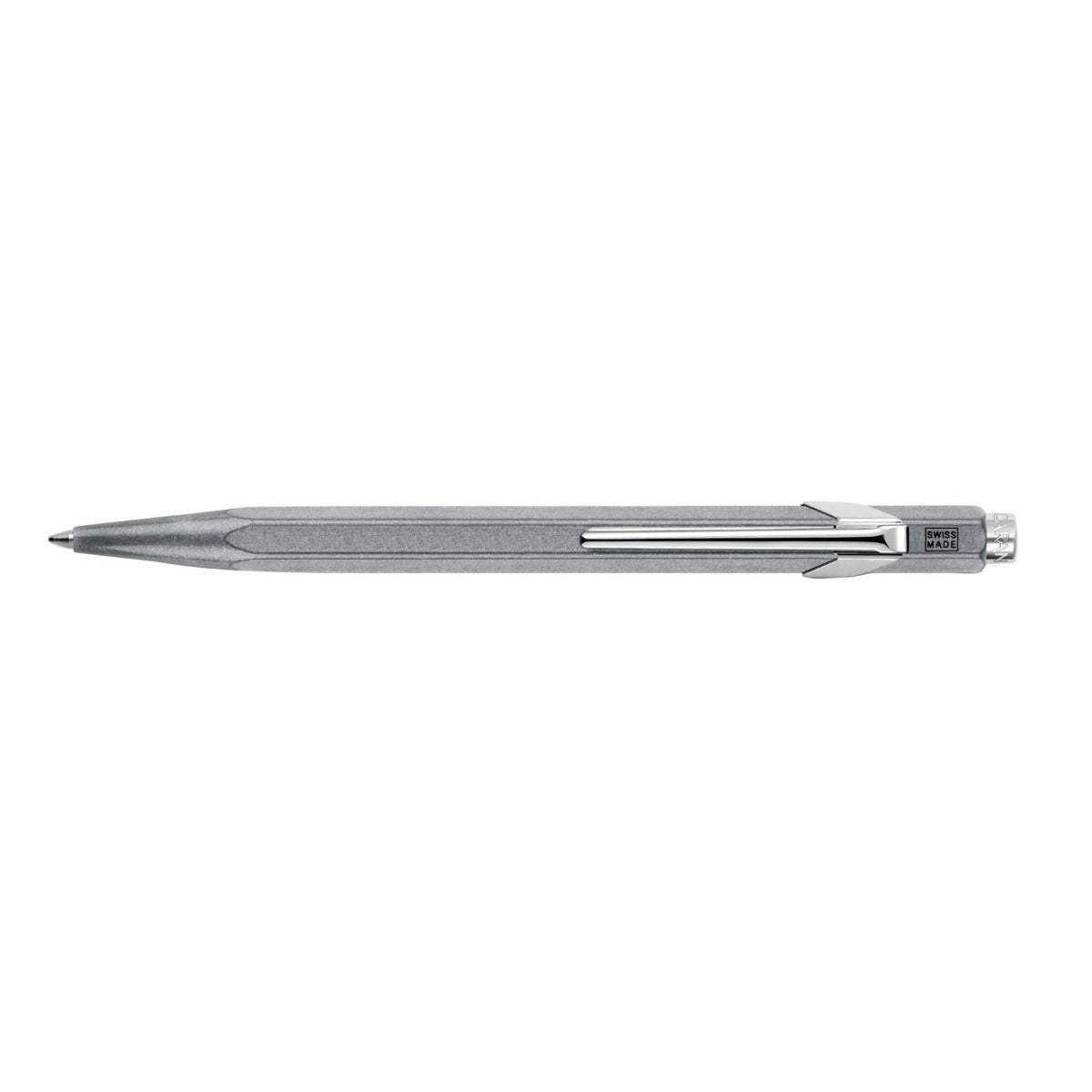 Caran D'Ache Metal Ballpoint Pen, Grey-Bespoke Designs