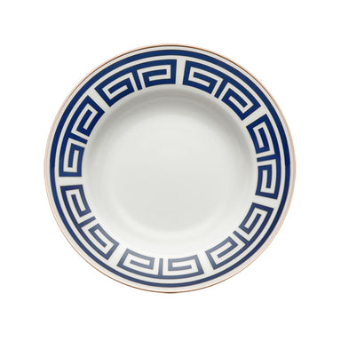 Ginori Blue Labirinto Rim Soup Plate-Bespoke Designs