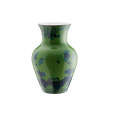 Ginori Oriente Italiano Malachite Ming Vase, Small-Bespoke Designs