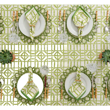 Green Bamboo Tablecloth-Bespoke Designs