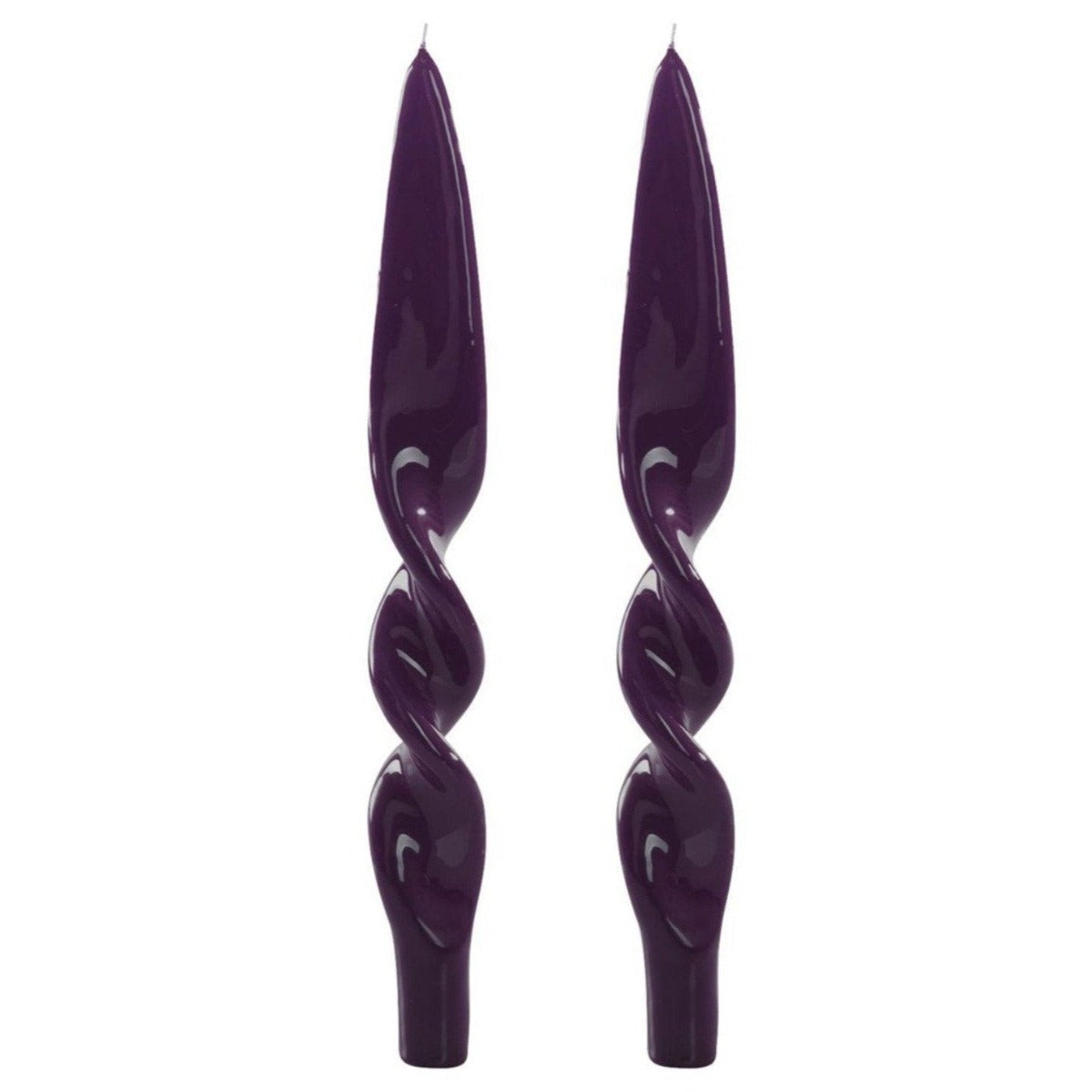 Lacquer Twist Candle Pair-Bespoke Designs