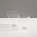Luisa Bevanda Ribbed Water Glass, Clear, Set of 2-Bespoke Designs