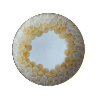 Marie Daâge Cercle D'Écailles Coupe Dessert Plate, Silver & Gold-Bespoke Designs
