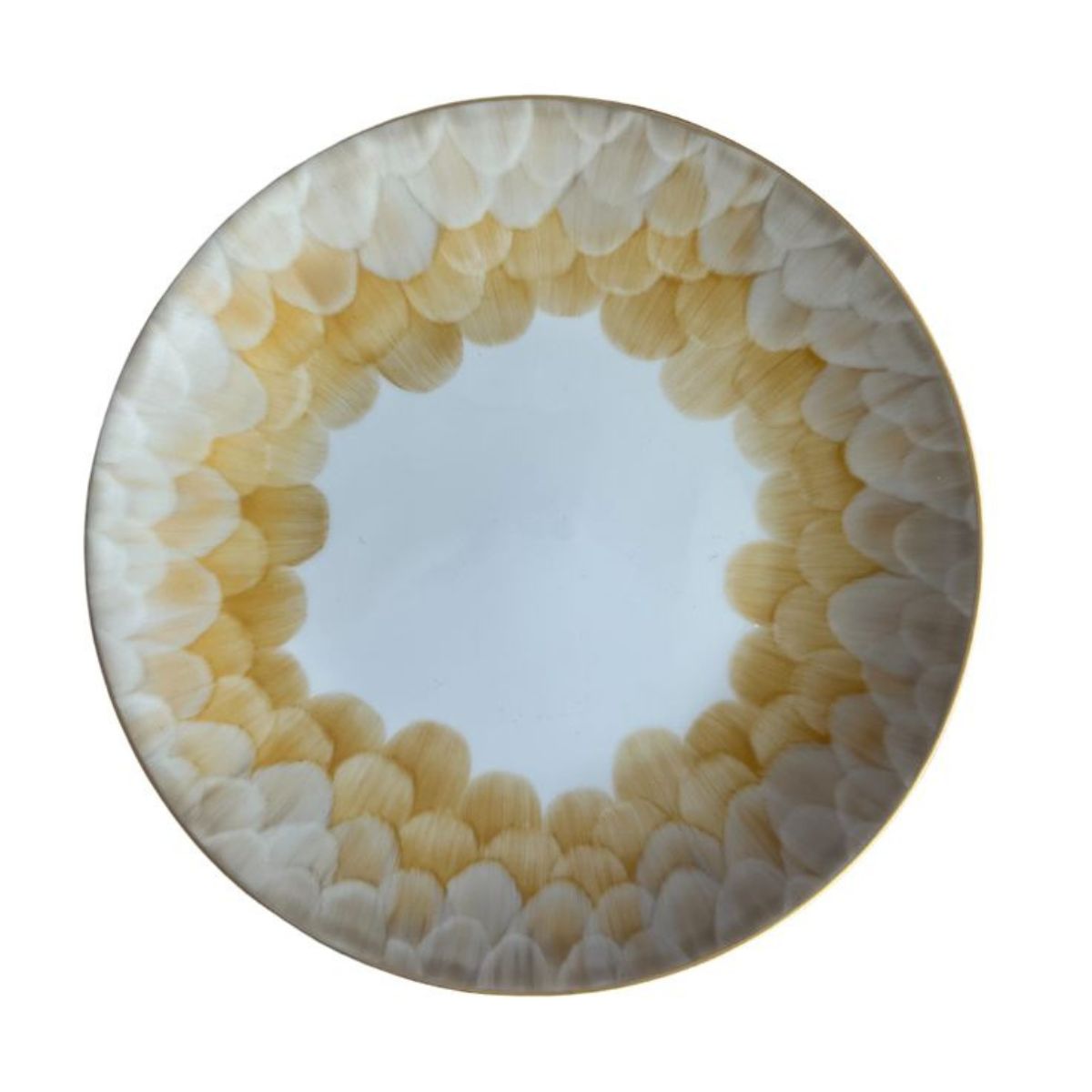Marie Daâge Cercle D'Écailles Coupe Dinner Plate, Silver & Gold-Bespoke Designs