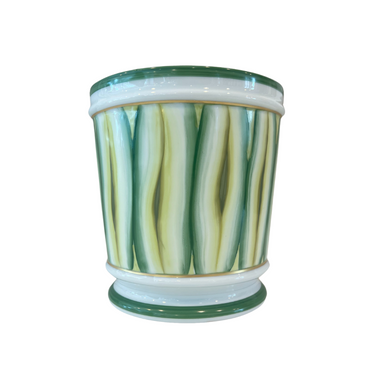 Marie Daâge Medium Flower Pot, Verdure 1, Greens-Bespoke Designs