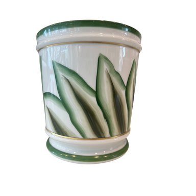 Marie Daâge Medium Flower Pot, Verdure 2, Greens-Bespoke Designs