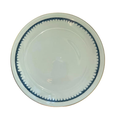 Marie Daâge Rafia 1 Coupe Dinner Plate, Marine-Bespoke Designs