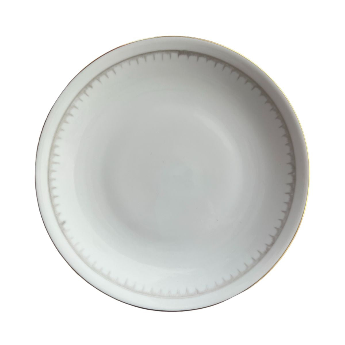 Marie Daâge Rafia 1 Coupe Dinner Plate, Silver-Bespoke Designs